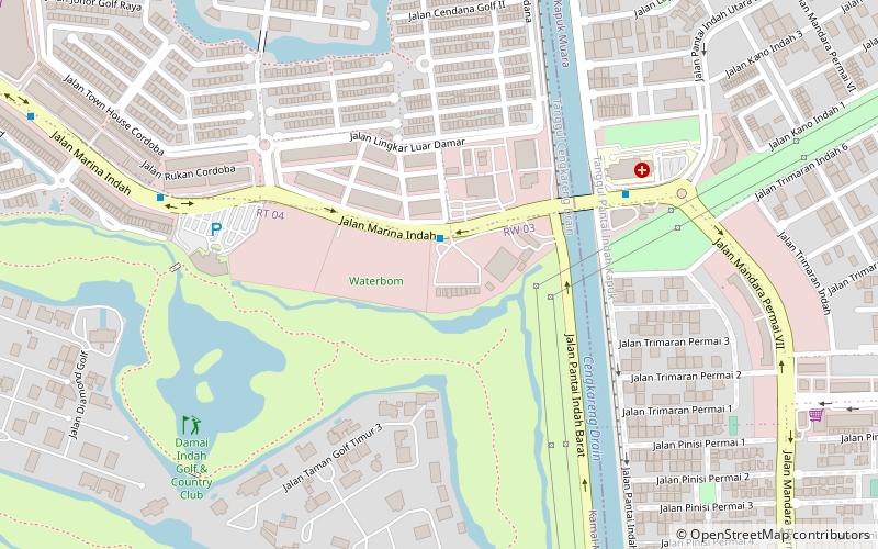 waterbom jakarta location map