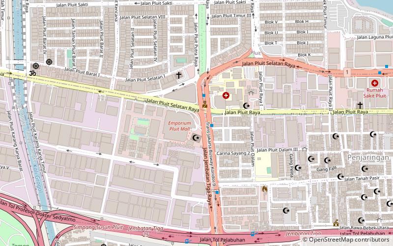 Emporium Pluit Mall location map