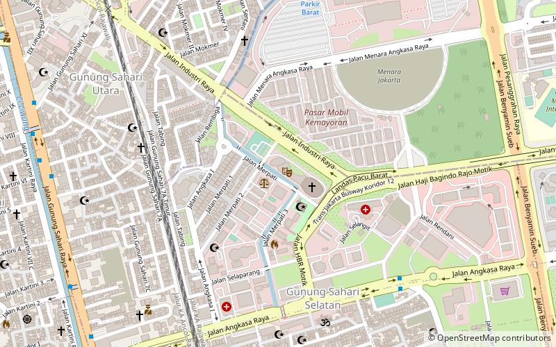 Aula Simfonia Jakarta location map
