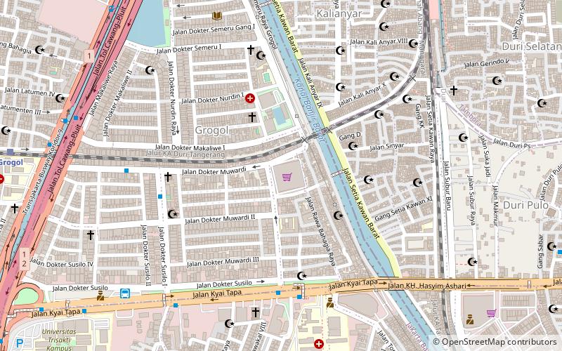 pasar grogol jakarta location map
