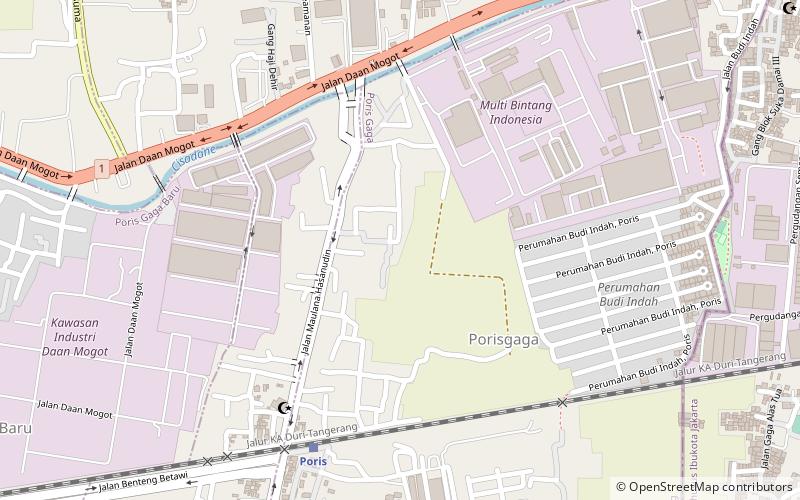 batuceper tangerang location map