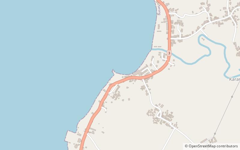 Karang Bolong Beach location map
