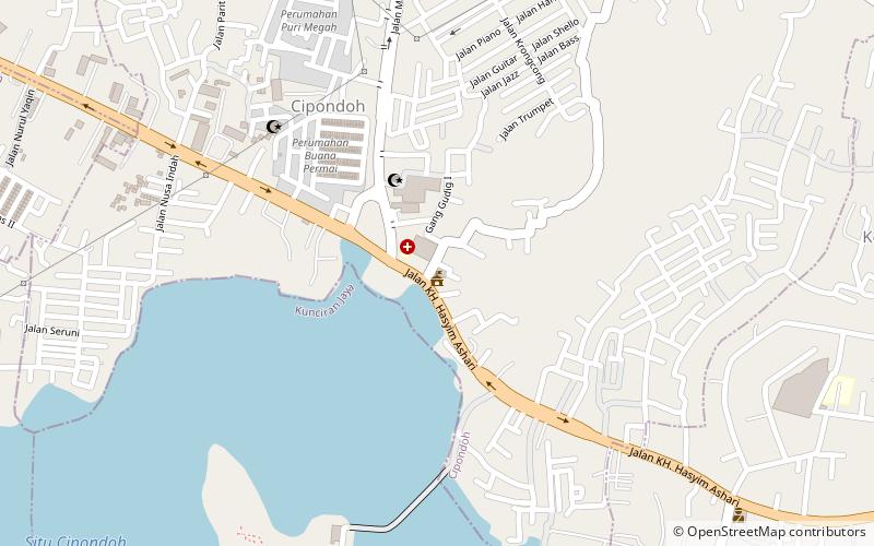 cipondoh tangerang location map