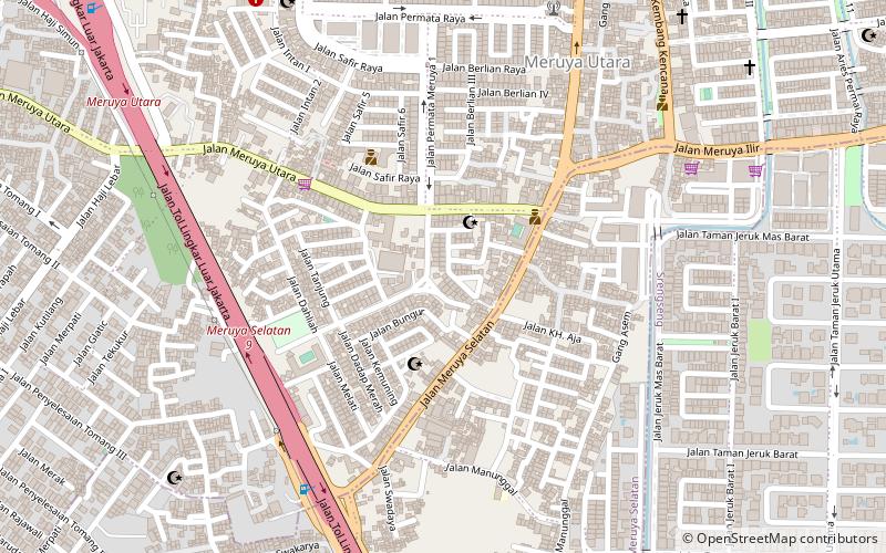 North Meruya location map