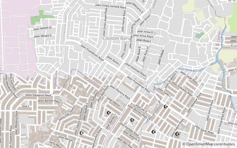 cibodas tangerang location map