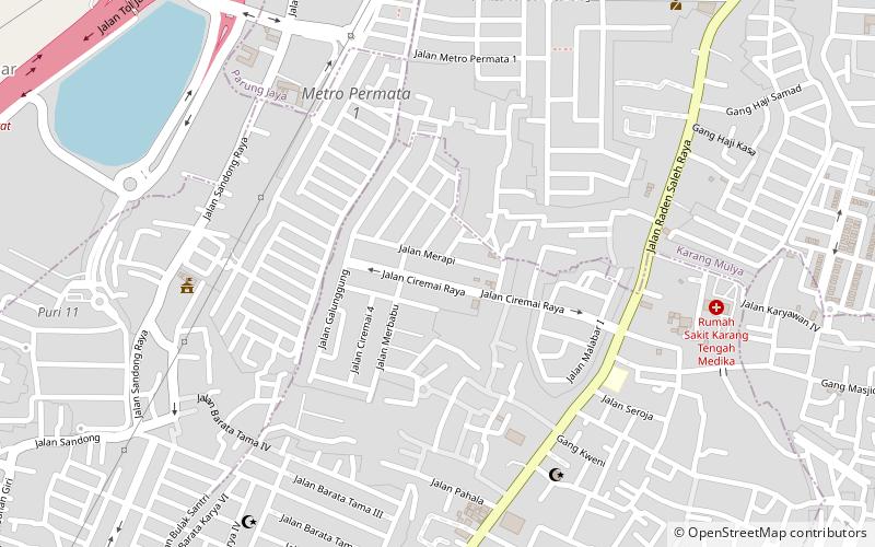 karangtengah tangerang location map