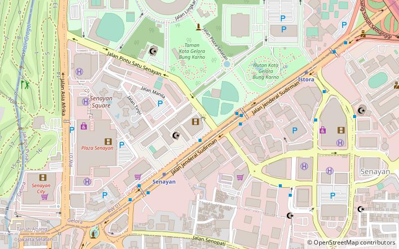 FX Sudirman location map