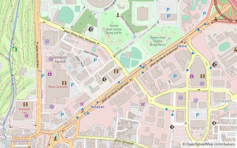 millennium office tower jakarta location map