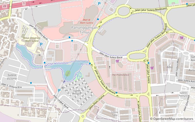 swiss german university tangerang location map