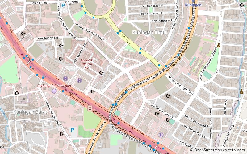 erasmus huis jakarta location map