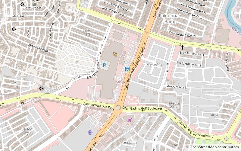 Summarecon Mal Serpong location map