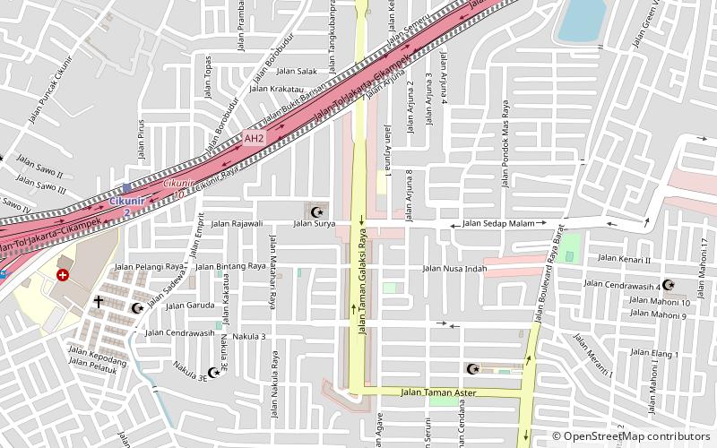 south bekasi location map