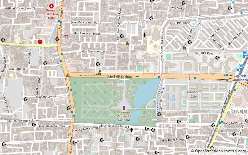 kalibata heroes cemetery jakarta location map