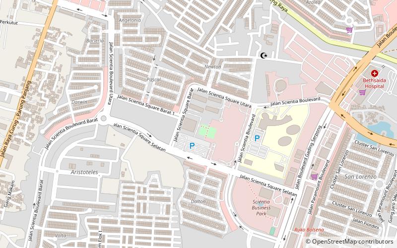 Scientia Square Park location map