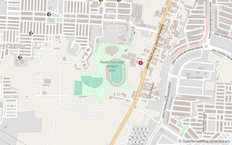 benteng taruna stadium tangerang location map