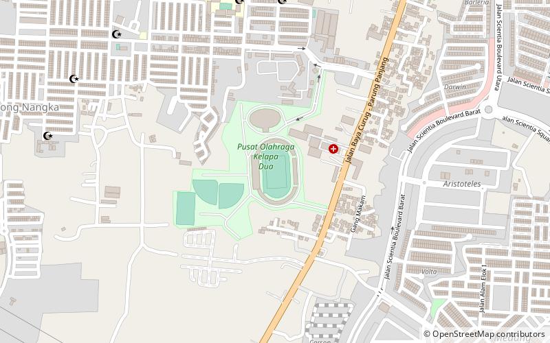 Benteng Taruna Stadium location map