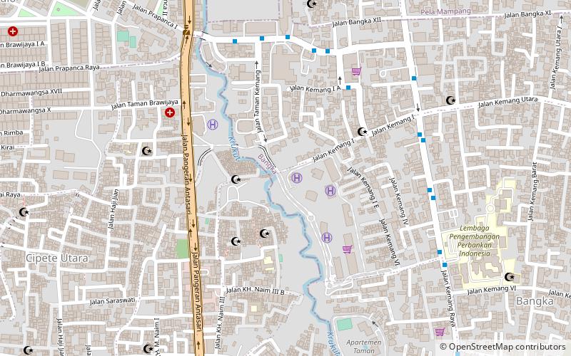 kemang village jakarta location map