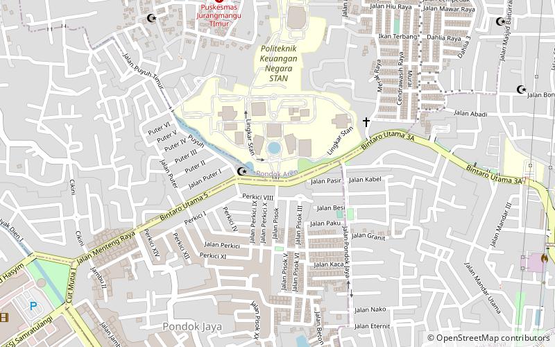 indonesian state college of accountancy tangerang location map