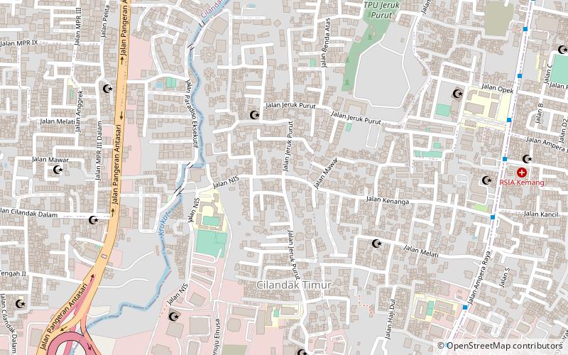 pejaten village location map