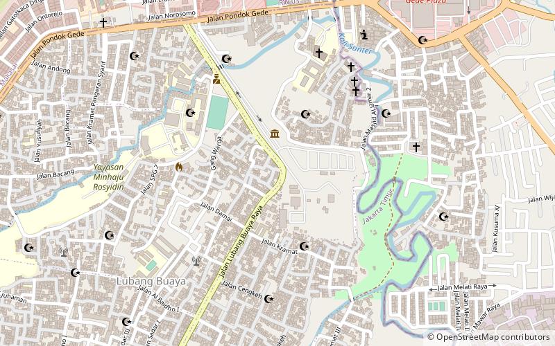 lubang buaya jakarta location map