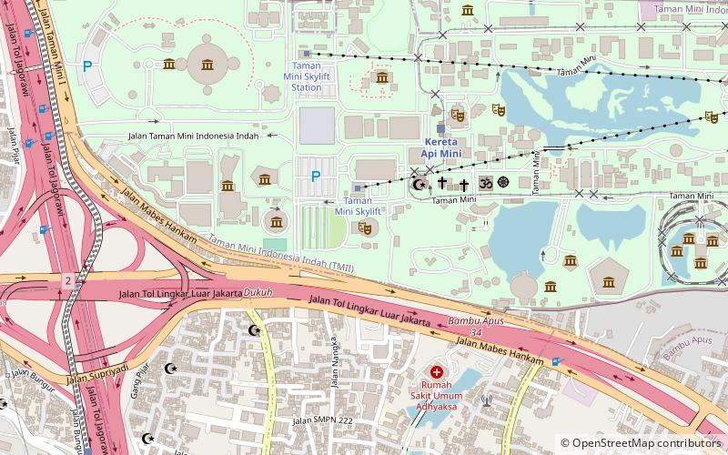 keong emas jakarta location map