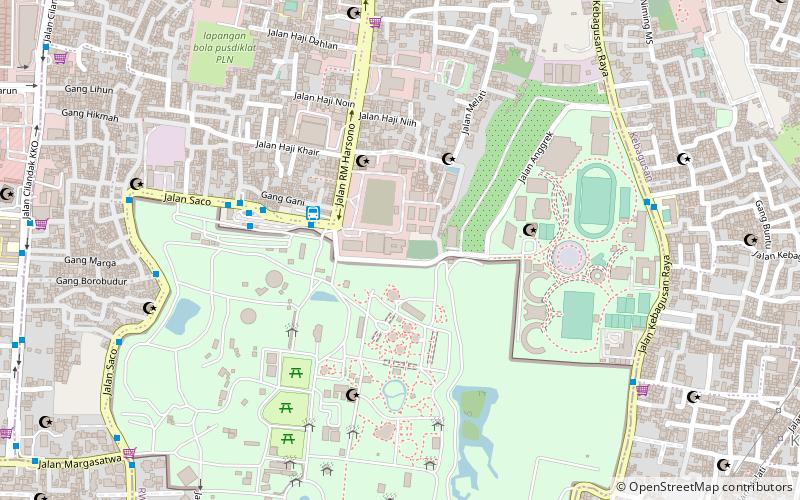 ragunan zoo jakarta location map