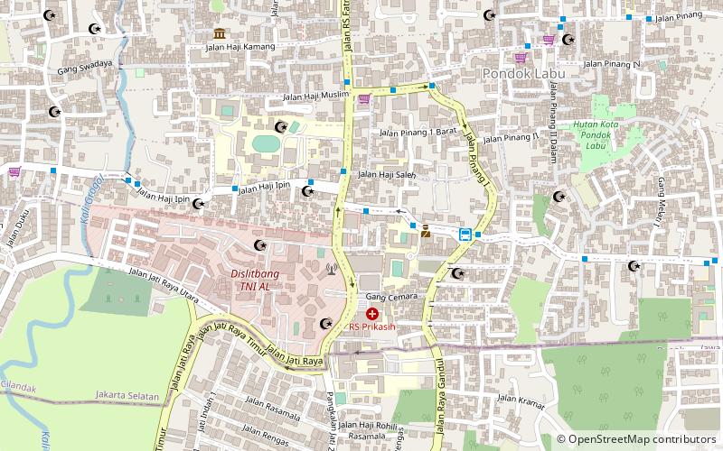 pasar pondok labu yakarta location map