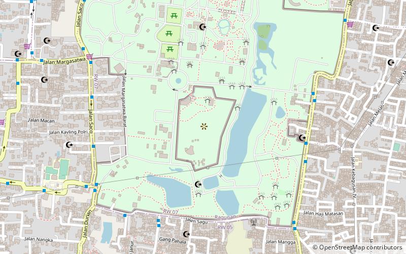pusat primata schmutzer yakarta location map