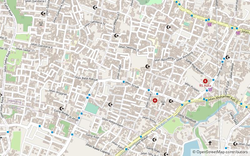 jagakarsa location map