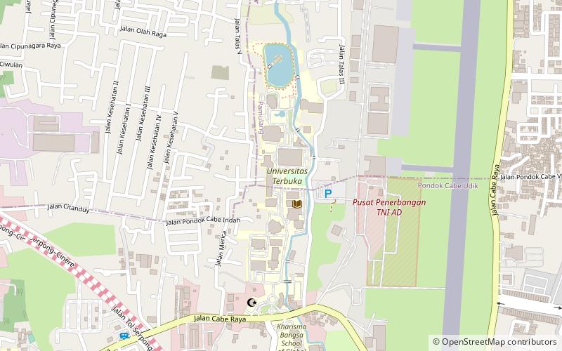 indonesia open university location map