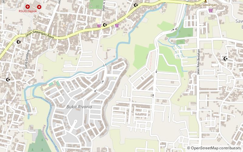 sawangan location map