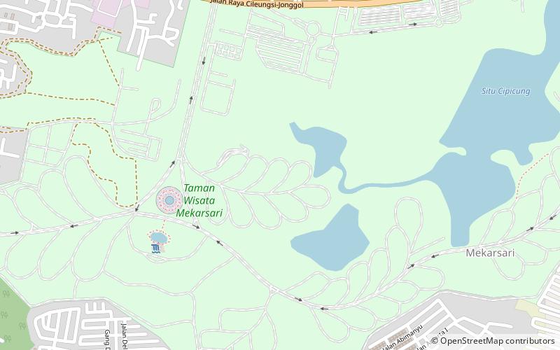 Mekarsari Fruit and Recreation Park location map