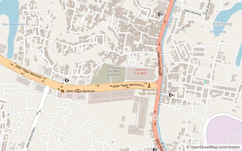 Cibinong City Mall location map