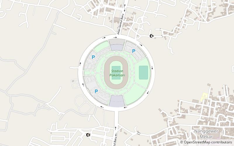 Pakansari Stadium location map
