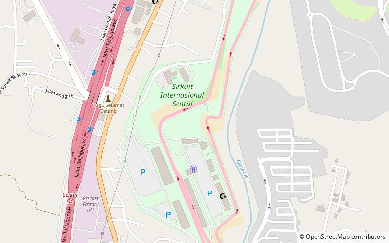 Circuito Internacional de Sentul location map