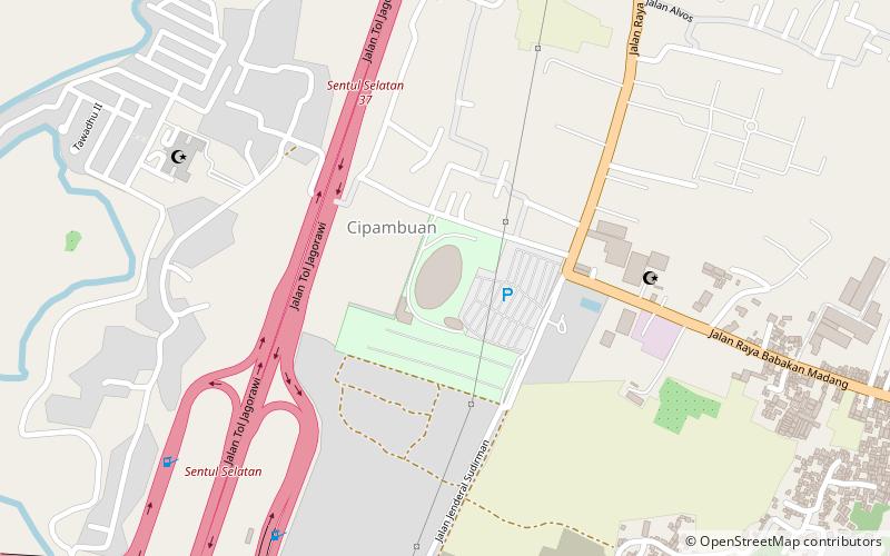 Centro Internacional de Convenciones de Sentul location map