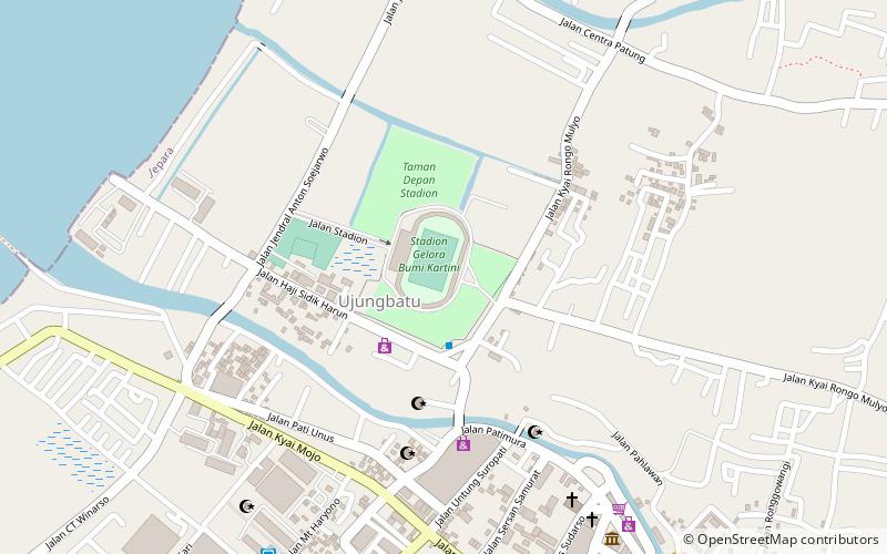 krida bakti stadium jepara location map