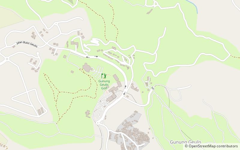 gunung geulis golf bogor location map