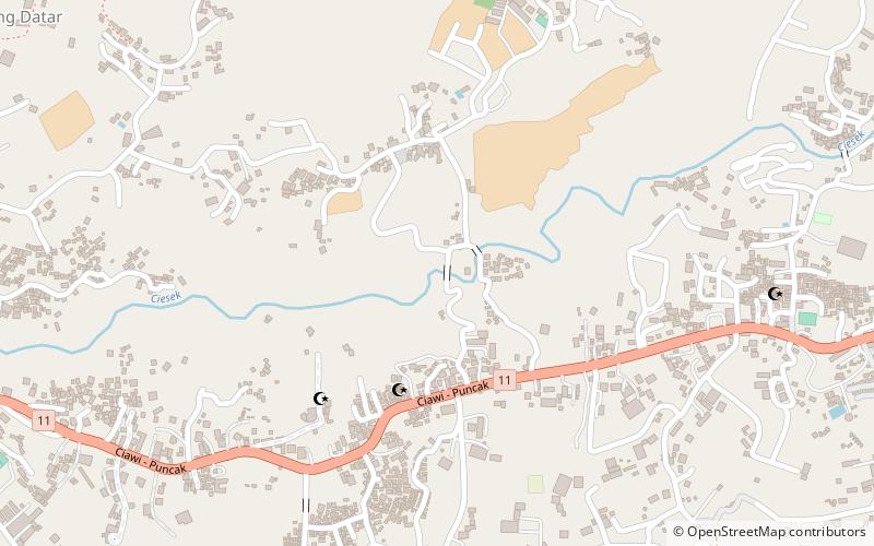 Megamendung location map