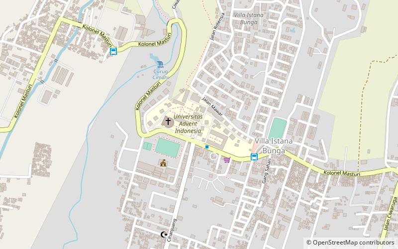 indonesian adventist university bandung location map