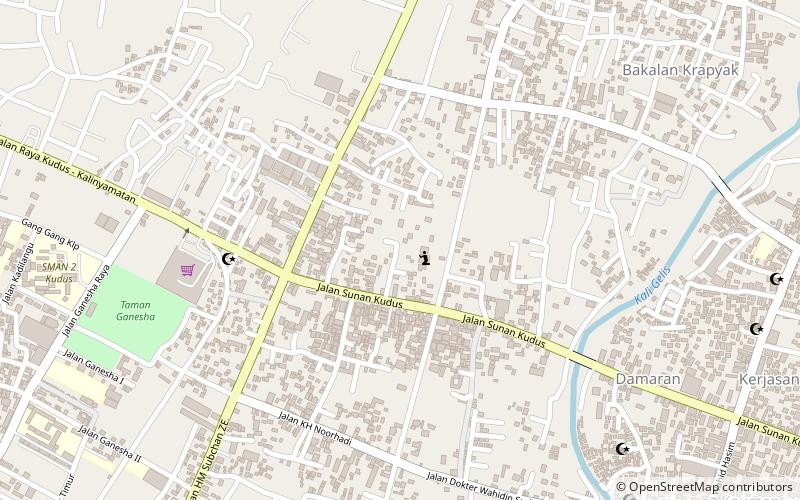 Mezquita Menara Kudus location map