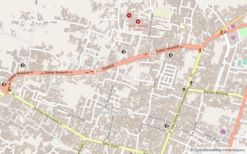 Cianjur location map