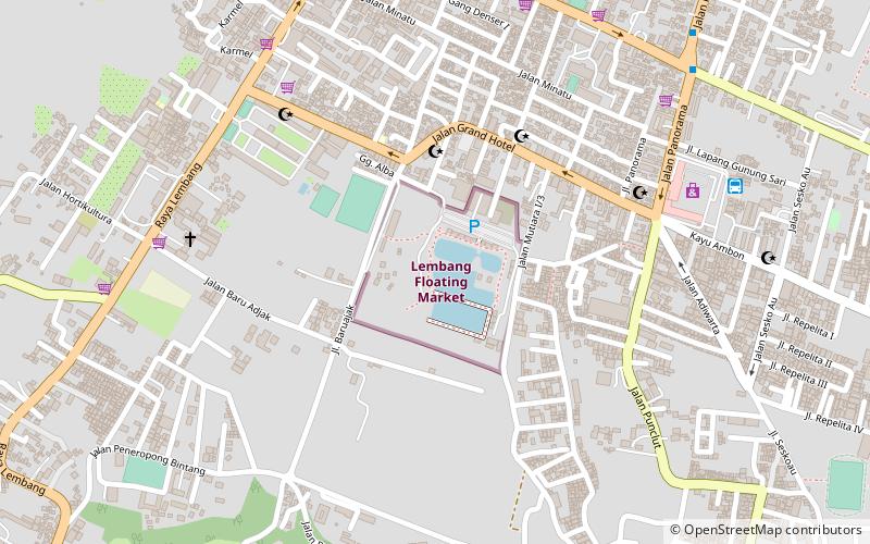 lembang floating market bandung location map