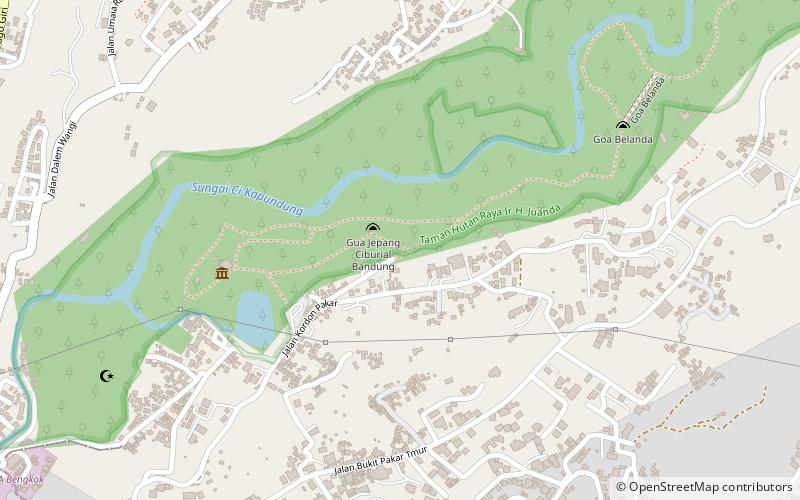 Djuanda Forest Park location map