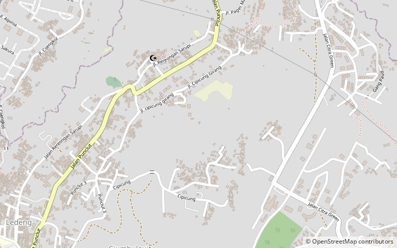 punclut bandung location map