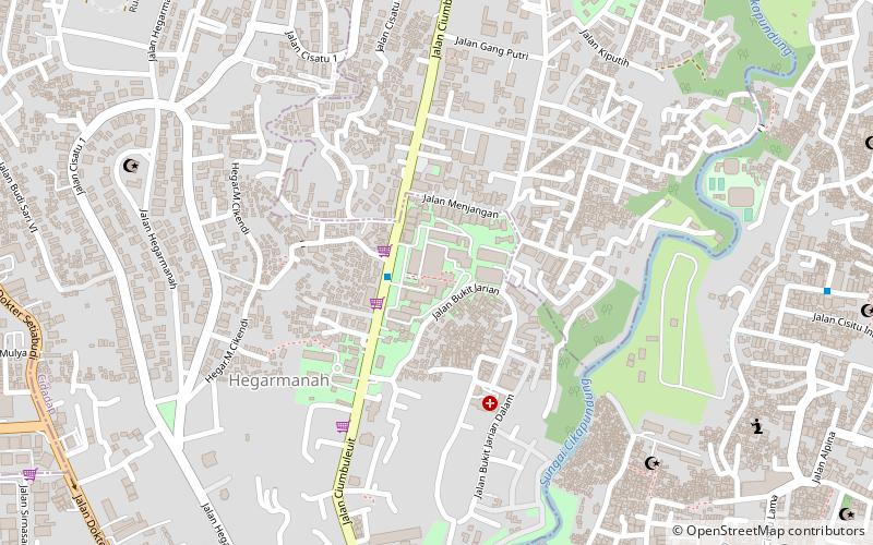 parahyangan catholic university bandung location map