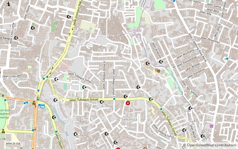 dago bandung location map