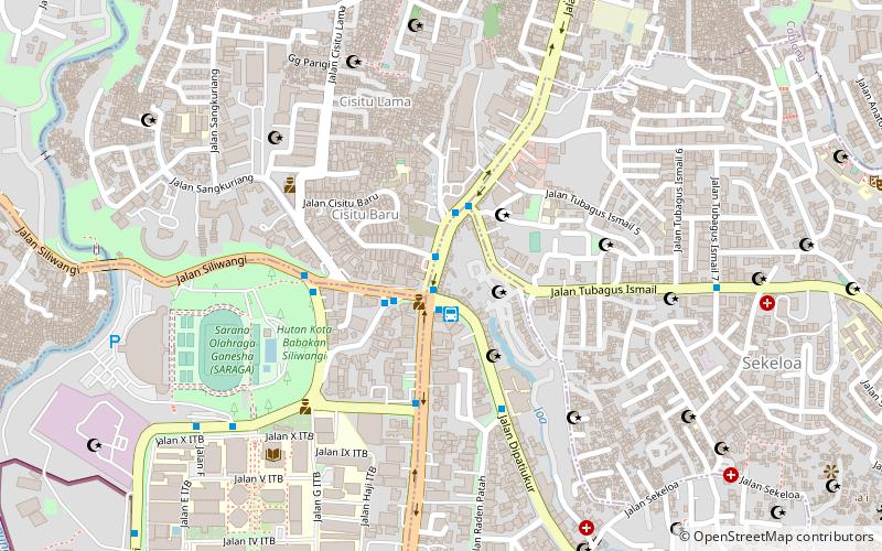 simpang dago market bandung location map