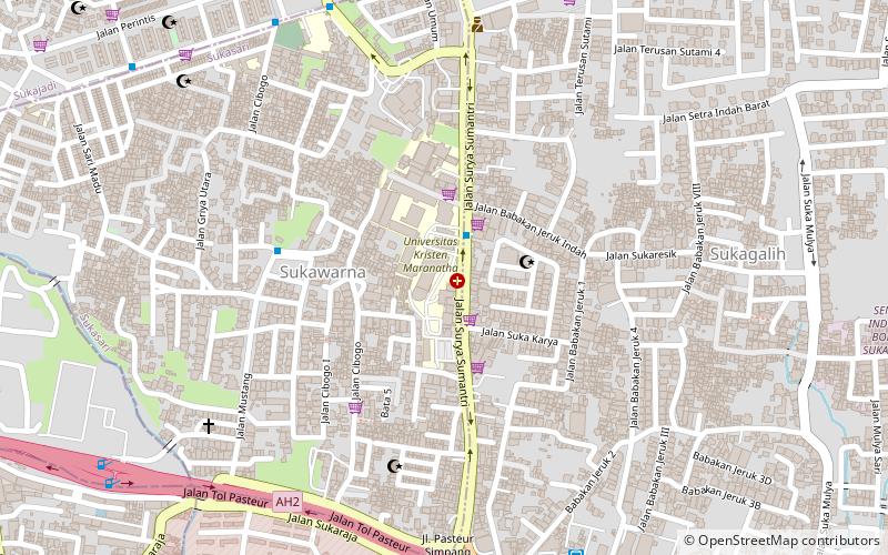 Maranatha Christian University location map