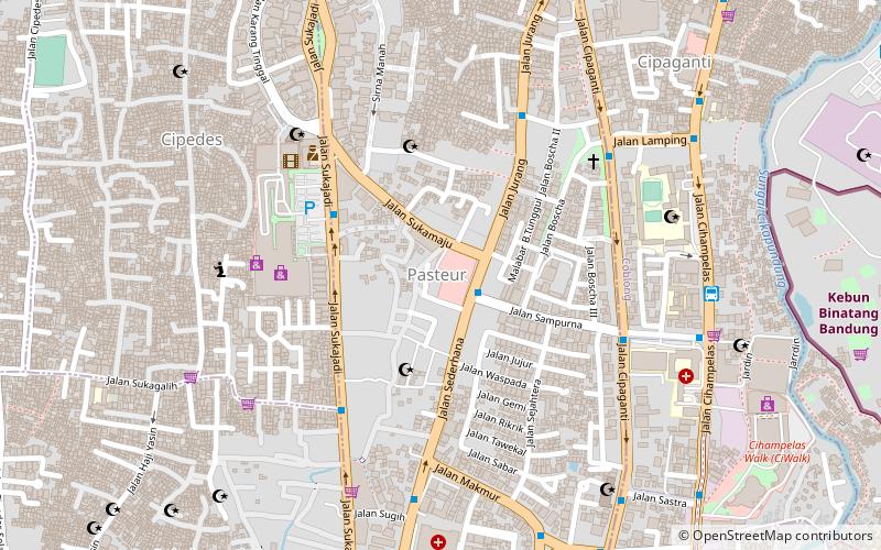 pasar sederhana bandung location map